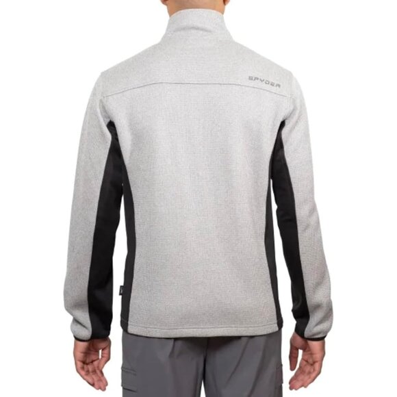 Spyder Men's Relaxed Fit Full Zip Jacket, XXL, Gray, New - Picture 5 of 14